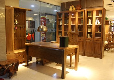 實(shí)木書房家具